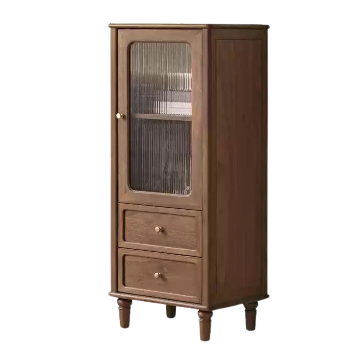 Black Walnut Solid Wood Side Cabinet