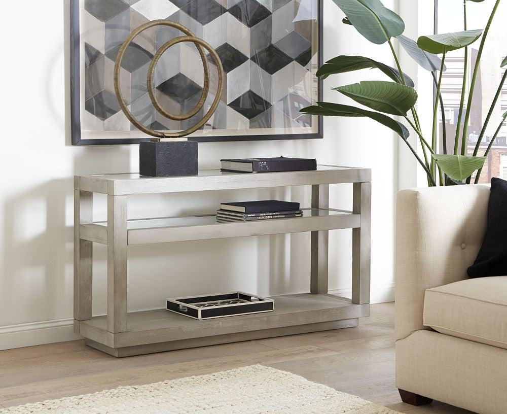 Oxford 54" Solid Wood Console & Sofa Table Modern Farmhouse Design