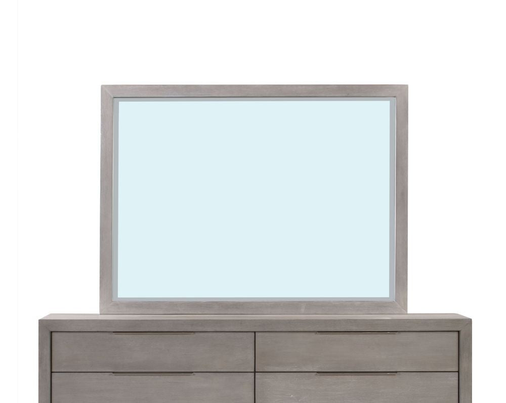 Contemporary Solid Wood Frame Wall & Dresser Accent Mirror