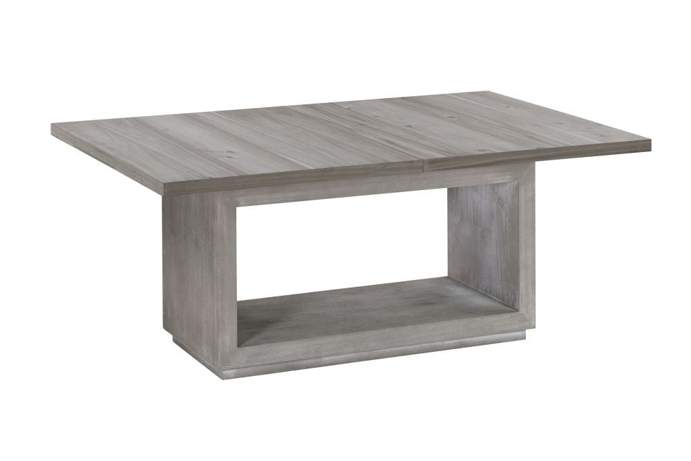 Modern Gray Wood Dining Table